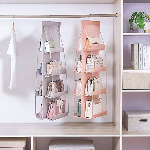BagEight - Organizador de Bolsos Colgante de 8 Puestos.