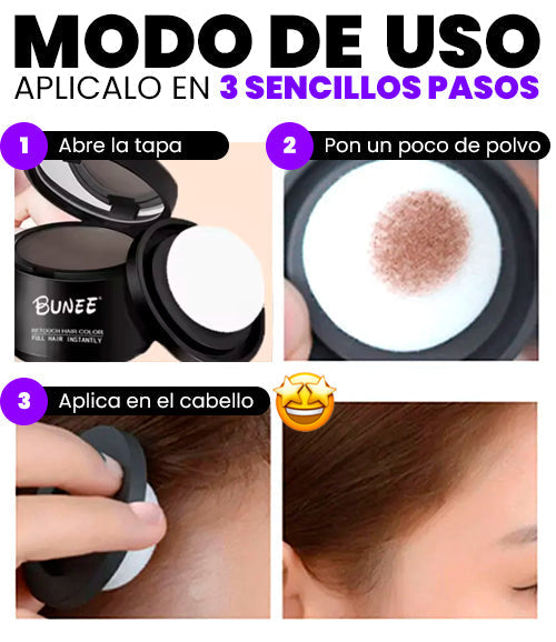 Restaurador de Canas y Raices Bunee® 🎁2x1🎁- Di adiós a las canas en segundos