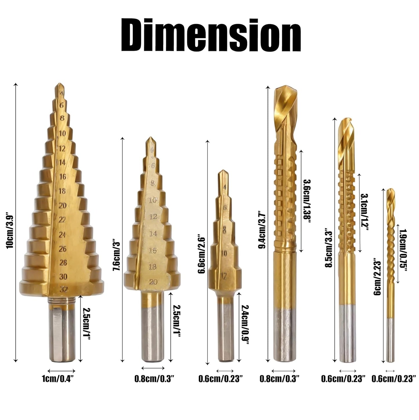 Set Profesional de 6 Brocas – Precisión y velocidad en cada perforación - 👨‍🦰Papá👨‍🦰 va a quedar encantado con este Regalo