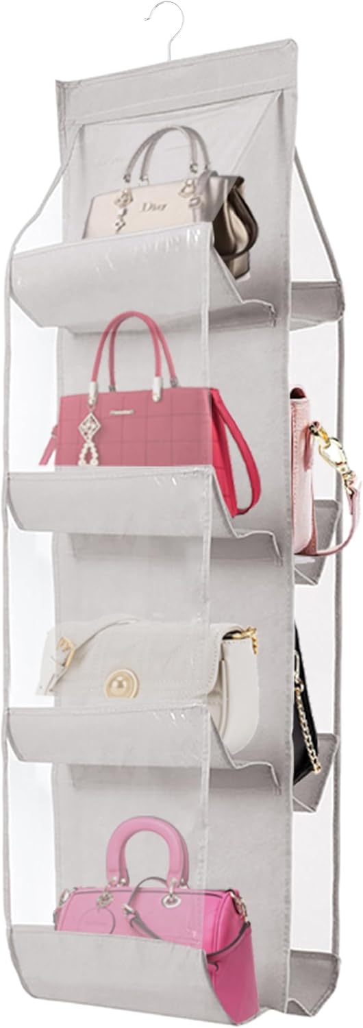 BagEight - Organizador de Bolsos Colgante de 8 Puestos.