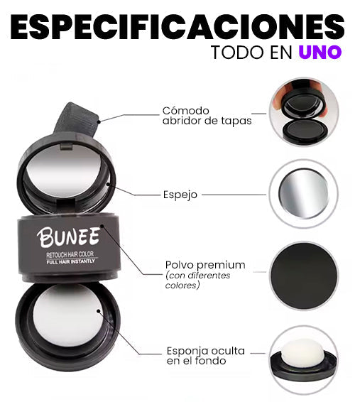 Restaurador de Canas y Raices Bunee® 🎁2x1🎁- Di adiós a las canas en segundos
