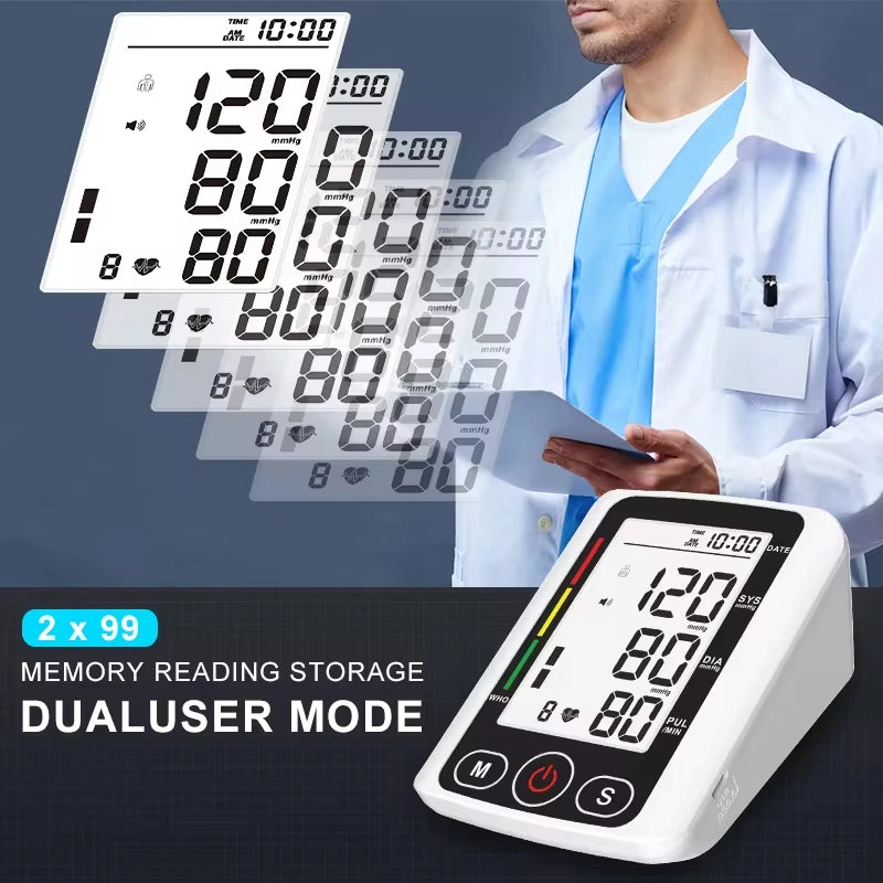 BloodPreassure™ - Tensiómetro con Voz Digital Portátil + Oximetro Digital - 🧑‍🦳 Cuidar a los que más quieres 👩‍🦳, sin salir de casa