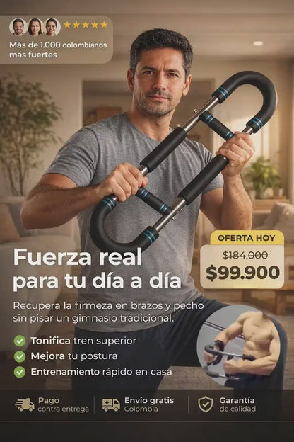 Twister Arm Equipo de Entrenamiento - Entrena tu tren superior en casa, en solo minutos al día.